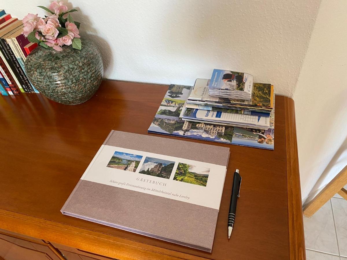 Schoene Grosse Ferienwohnung Im Mittelrheintal Nahe Loreley Bornich 外观 照片